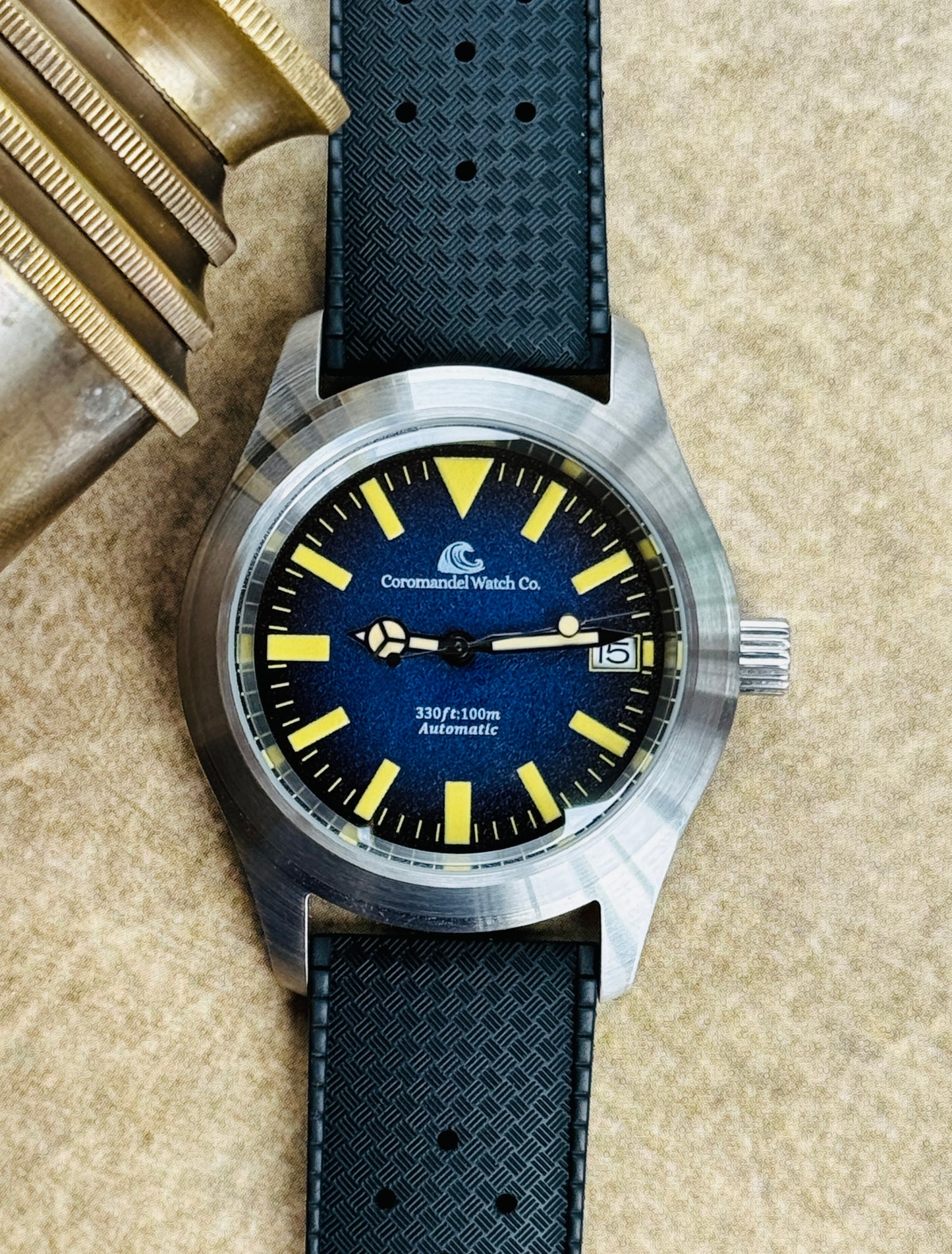 Tanjore Edition by Coromandel Watch Co. - Automatic NH35A Movement - Blue Dial