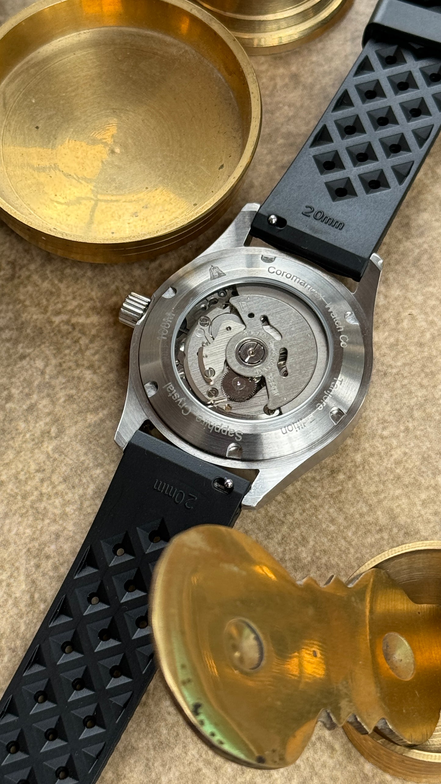 Tanjore Edition by Coromandel Watch Co. - Automatic NH35A Movement - Blue Dial