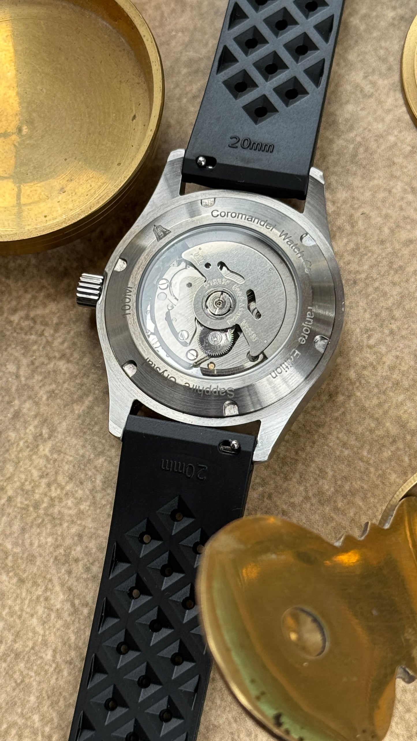 Tanjore Edition by Coromandel Watch Co. - Automatic NH35A Movement - Red Dial