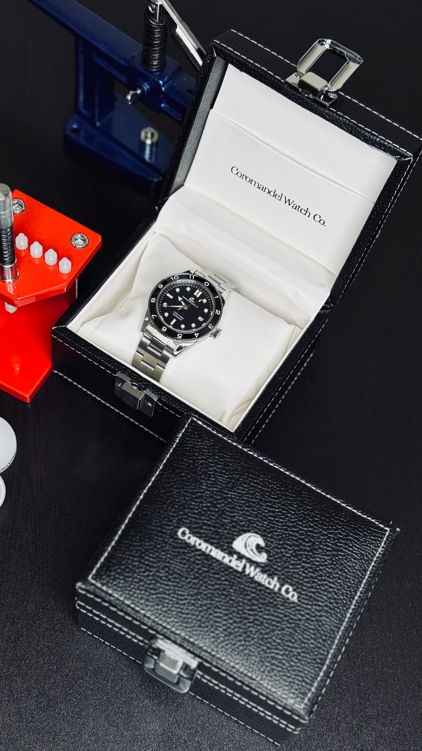 Marina Edition 2.0 by Coromandel Watch Co. - Automatic Watch - Black Dial