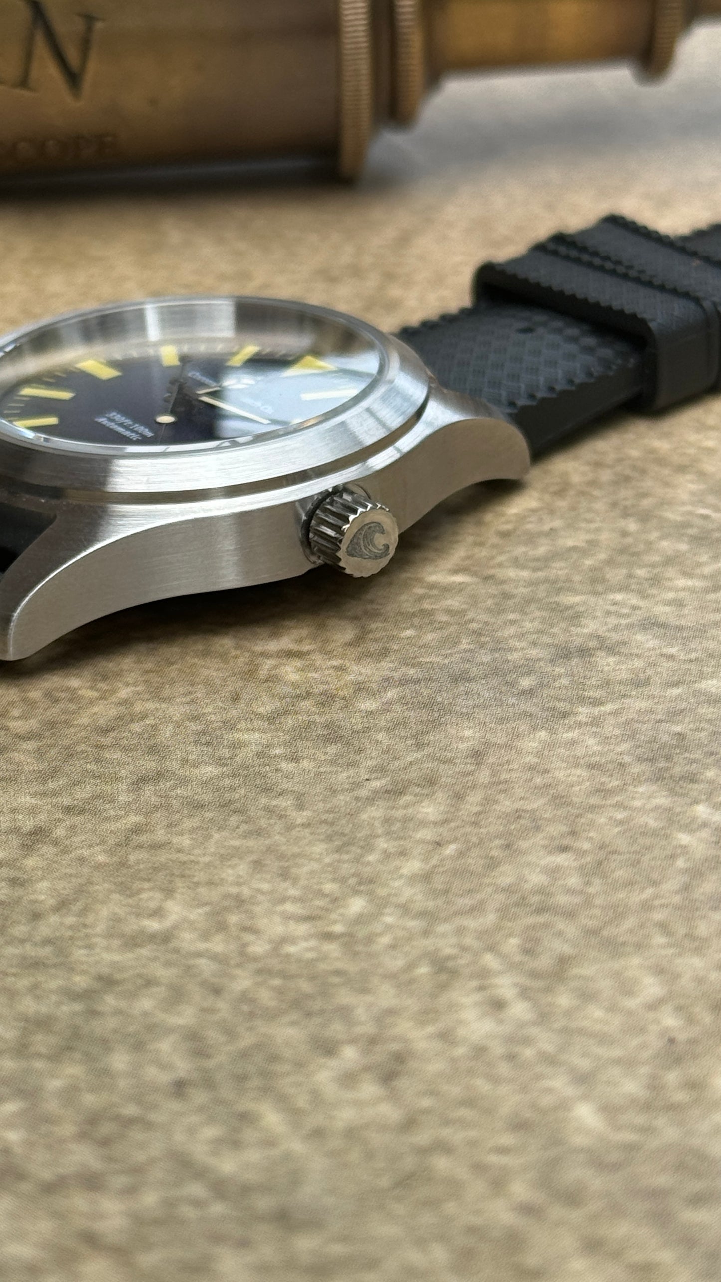 Tanjore Edition by Coromandel Watch Co. - Automatic NH35A Movement - Blue Dial