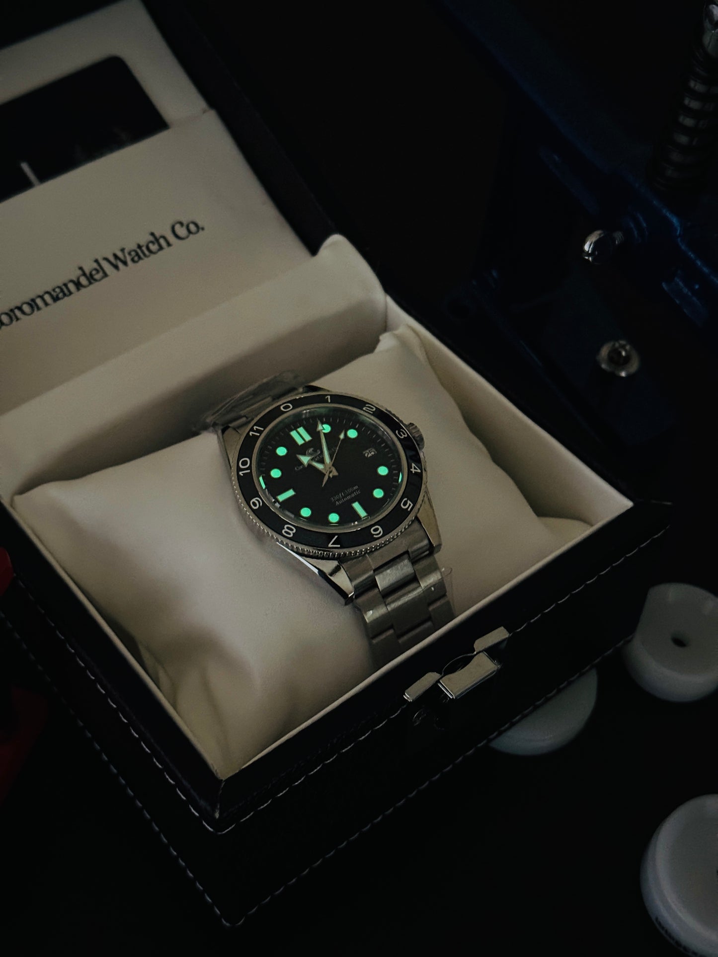 Marina Edition 2.0 by Coromandel Watch Co. - Automatic Watch - Black Dial