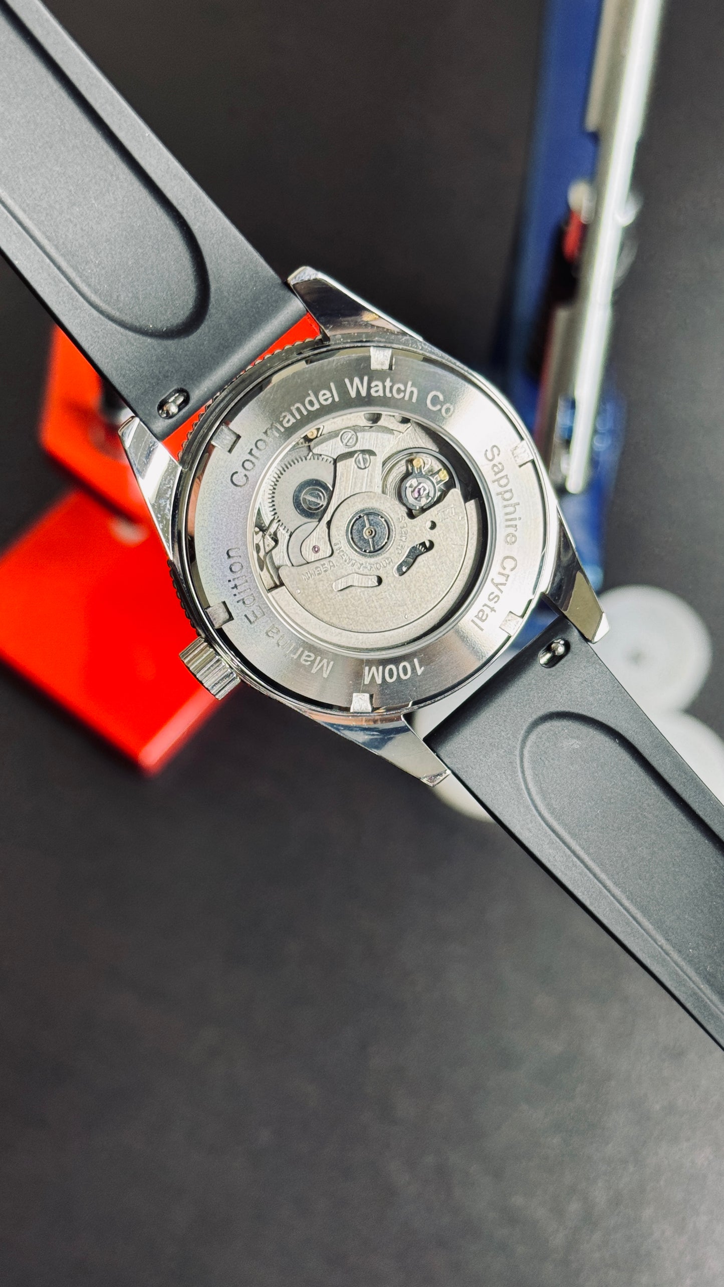 Marina Edition 2.0 by Coromandel Watch Co. - Automatic Watch - Black Dial