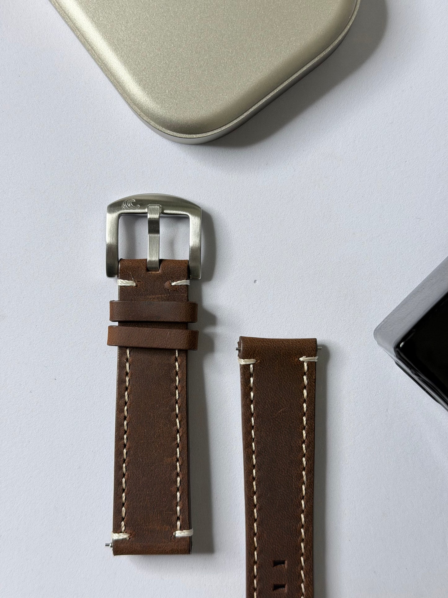 Crazy Horse Leather Strap – 20mm by Coromandel Watch Co