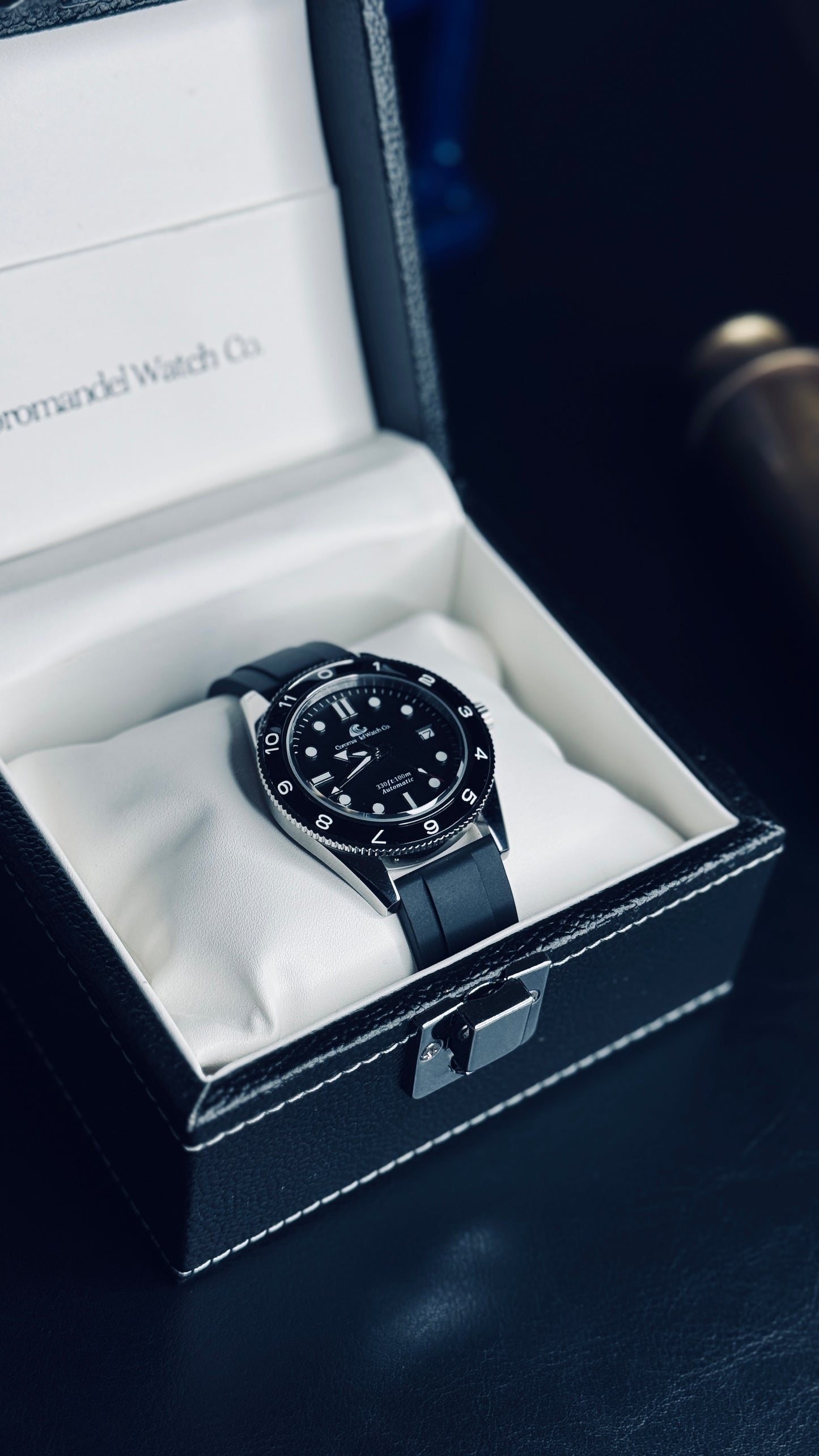 Marina Edition 2.0 by Coromandel Watch Co. - Automatic Watch - Black Dial