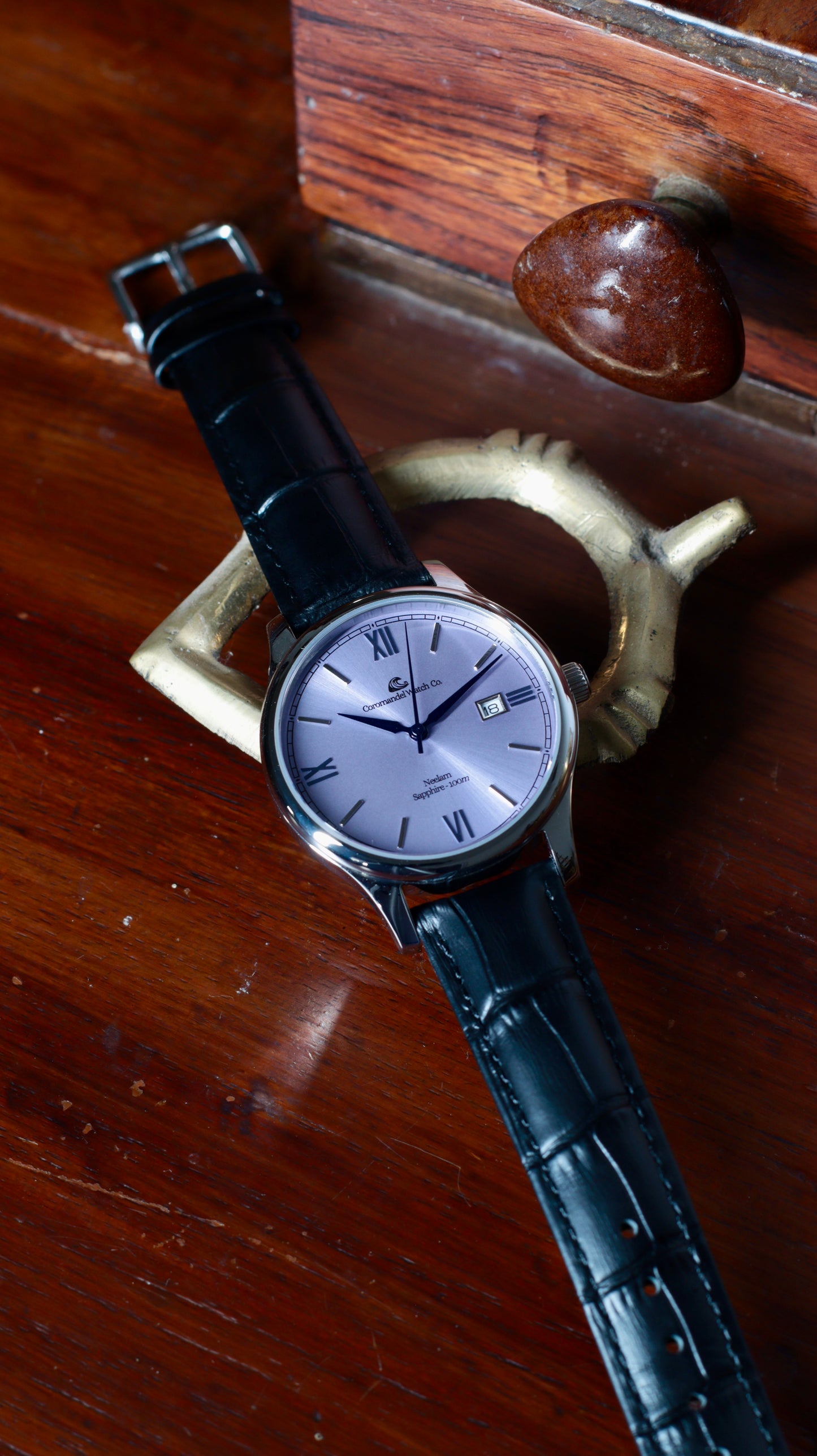 Varnam Collection - Neelam - Sunburst Purple Dial by Coromandel Watch Co