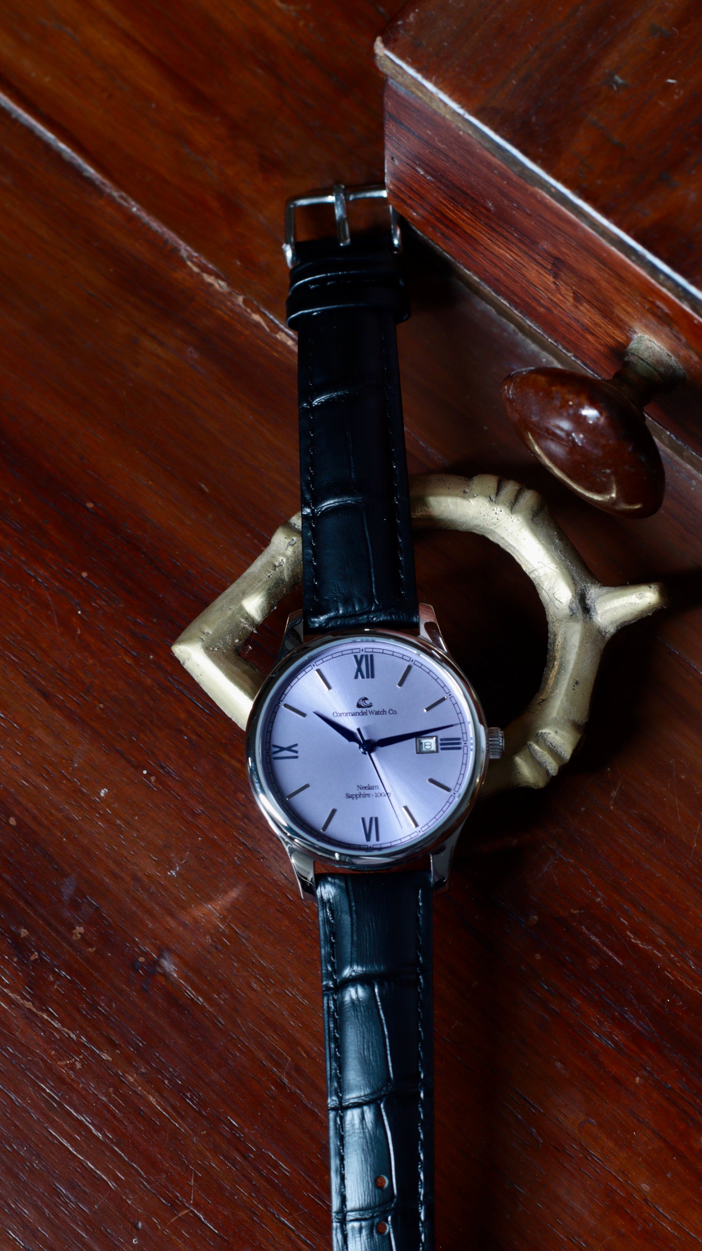 Varnam Collection - Neelam - Sunburst Purple Dial by Coromandel Watch Co