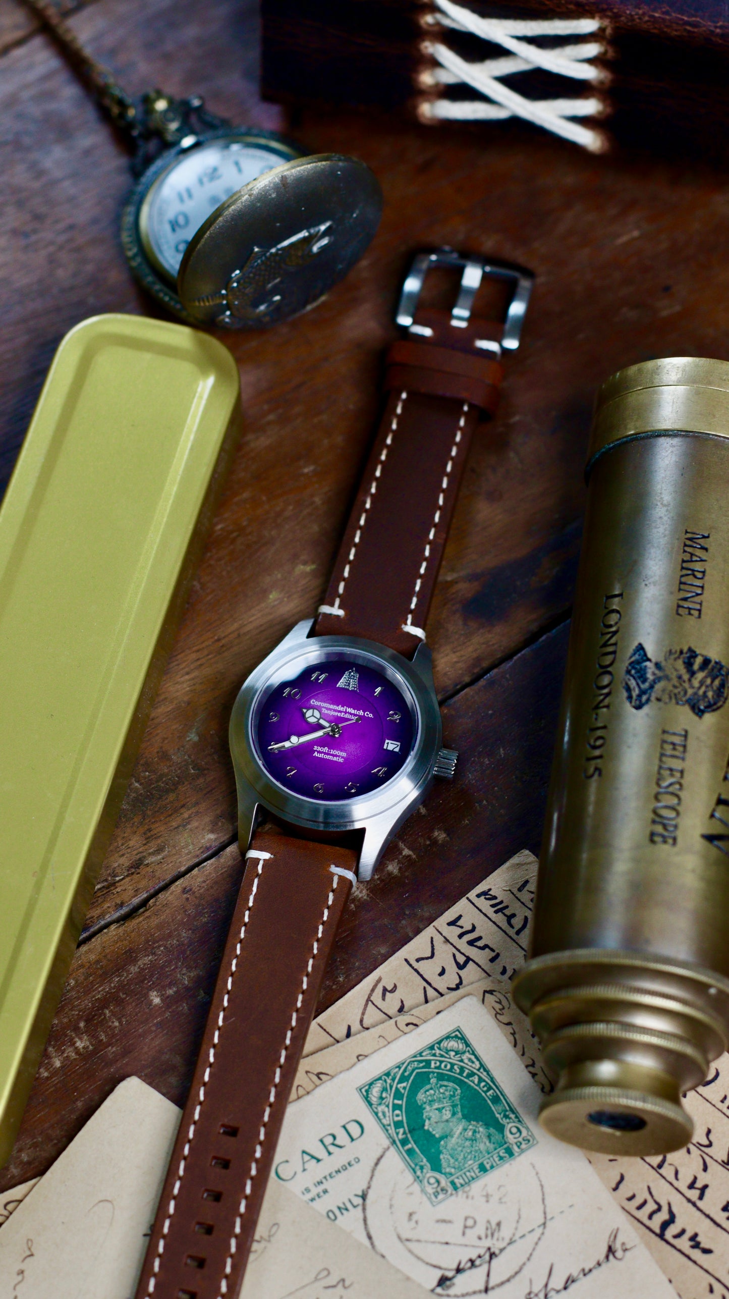 Tanjore Edition V3 - Royal Purple Automatic NH35A Movement