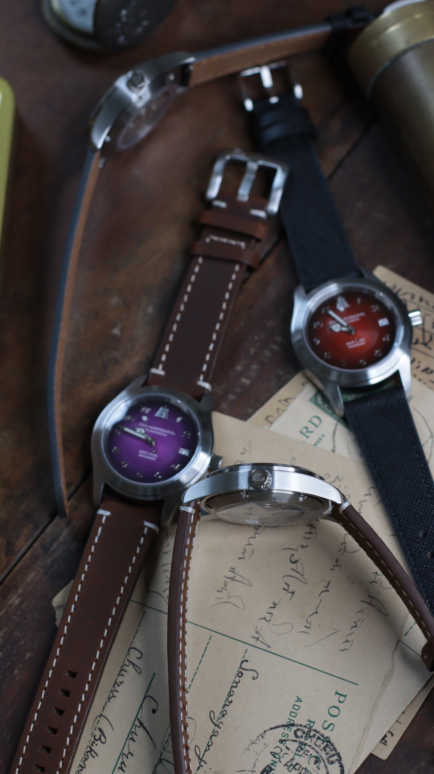 Tanjore Edition V3 - Deep Red Automatic NH35A Movement