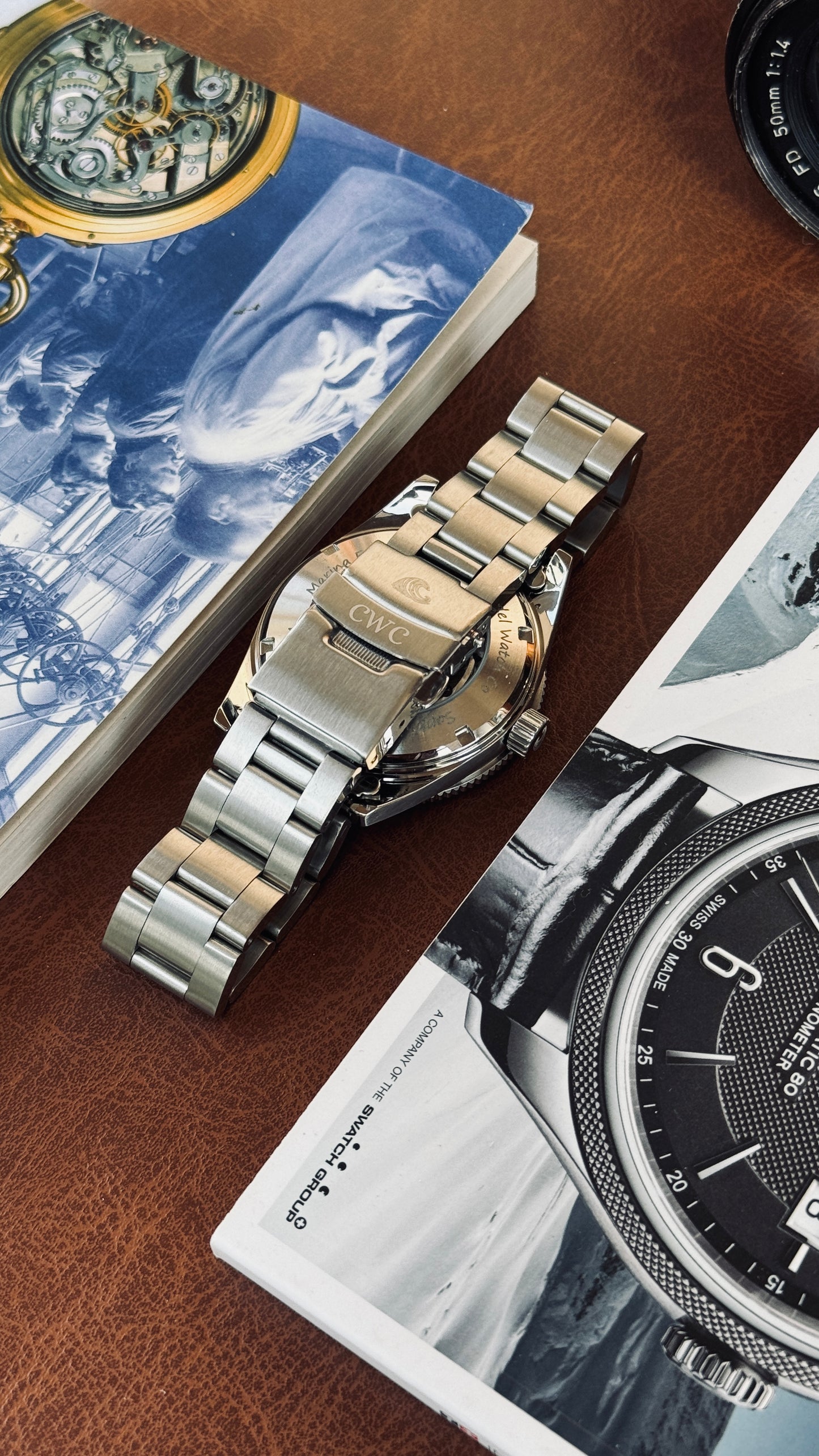 Coromandel Watch Co - Oyster Bracelet - Stainless Steel Solid Links Curved End - 20MM