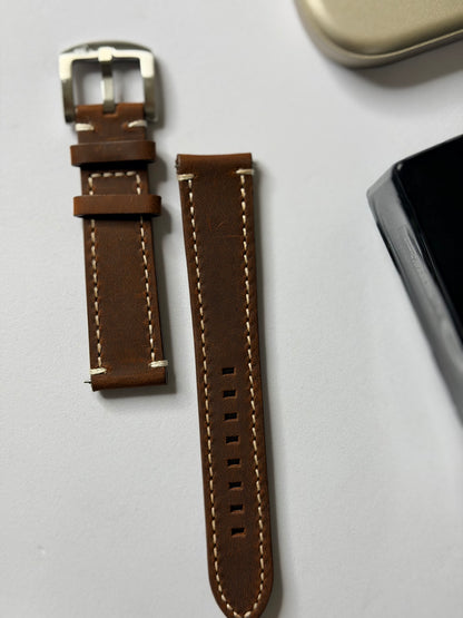 Crazy Horse Leather Strap – 20mm by Coromandel Watch Co