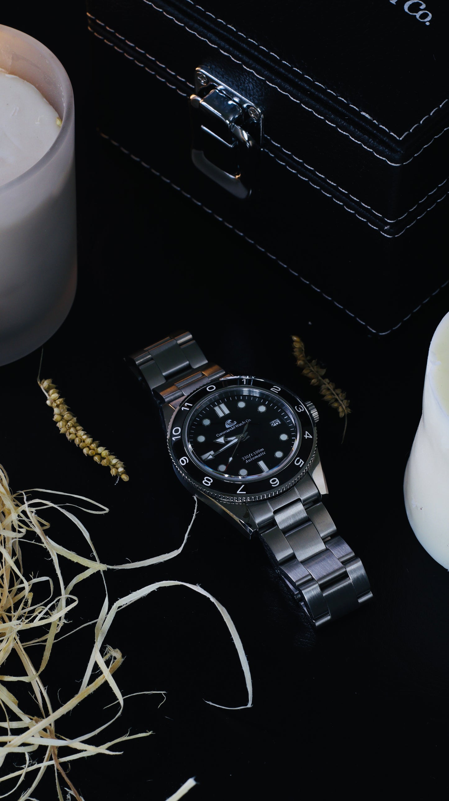 Marina Edition 2.0 by Coromandel Watch Co. - Automatic Watch - Black Dial