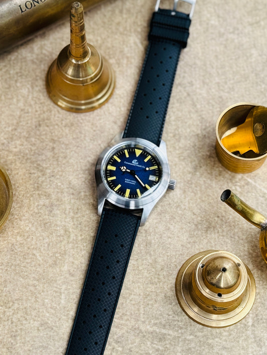 Tanjore Edition by Coromandel Watch Co. - Automatic NH35A  Movement - Blue Dial