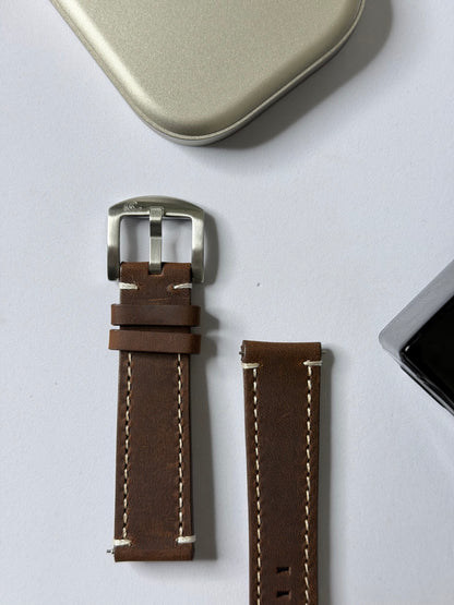Crazy Horse Leather Strap – 20mm by Coromandel Watch Co