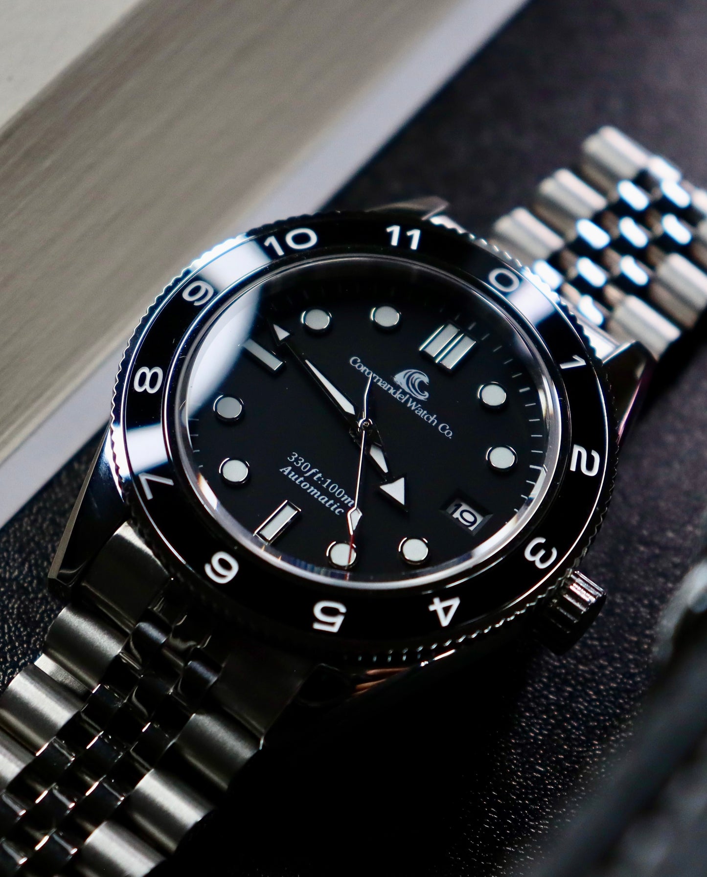 Marina Edition 2.0 by Coromandel Watch Co. - Automatic Watch - Black Dial