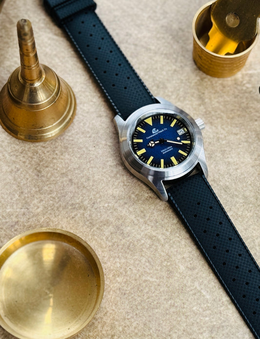 Tanjore Edition by Coromandel Watch Co. - Automatic NH35A  Movement - Blue Dial