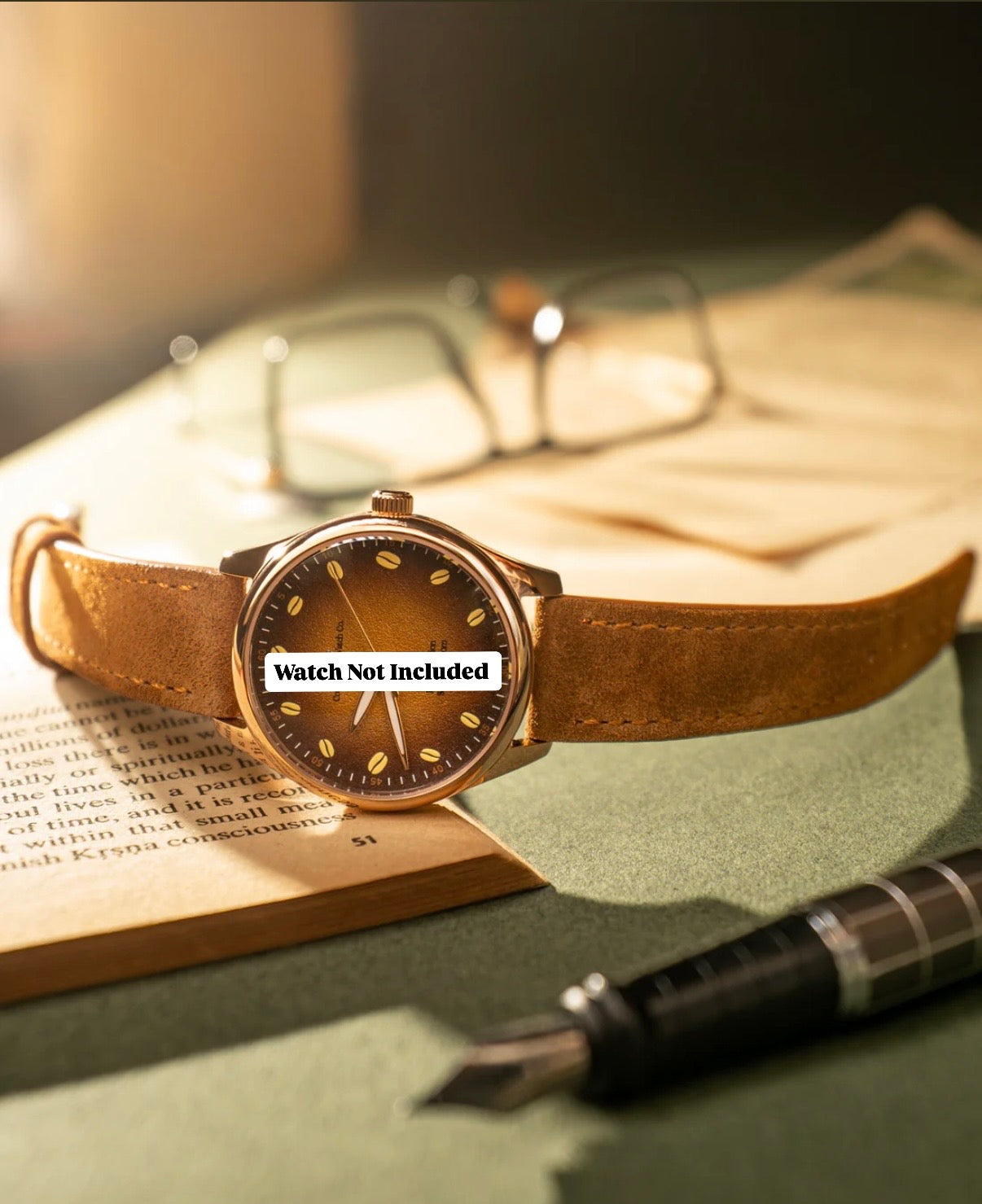 Suede Leather Strap - 18mm