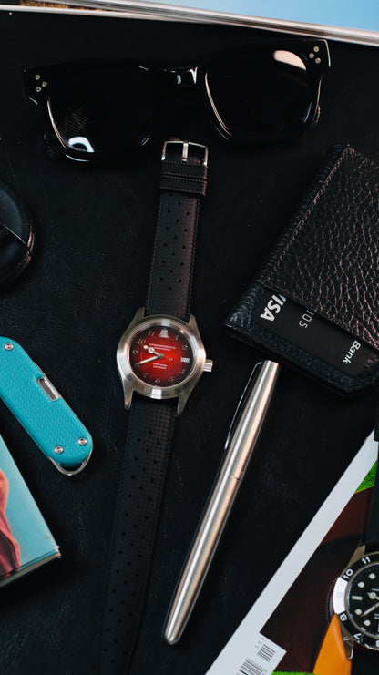 Tanjore Edition V3 - Deep Red Automatic NH35A Movement [ships 17th jan]