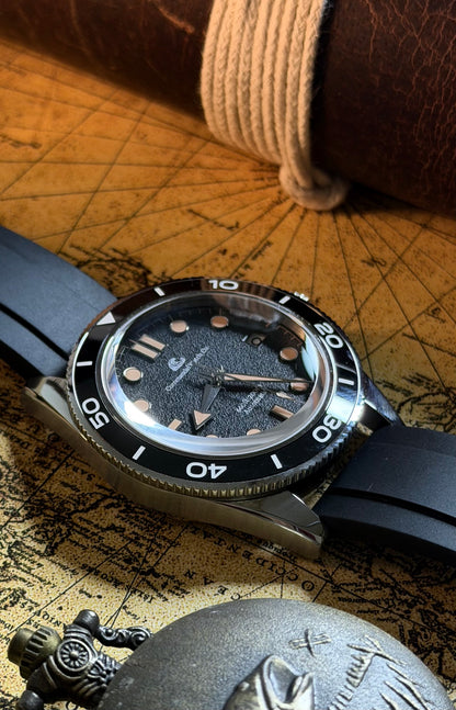 The Marina Diver by Coromandel Watch Co - NH35 Automatic Watch | Domed Sapphire | Ceramic Bezel | 200M Water Resistance