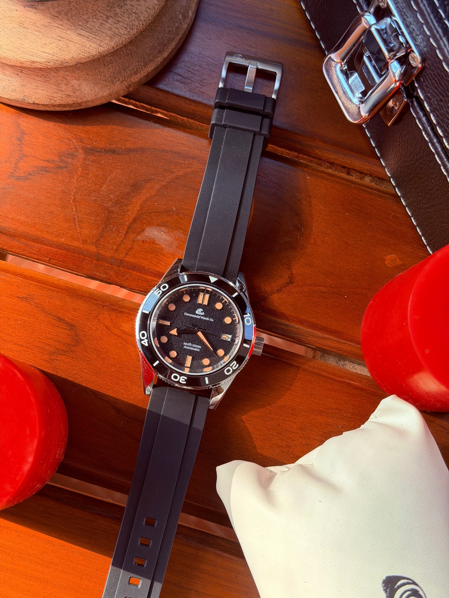 The Marina Diver by Coromandel Watch Co - NH35 Automatic Watch | Domed Sapphire | Ceramic Bezel | 200M Water Resistance