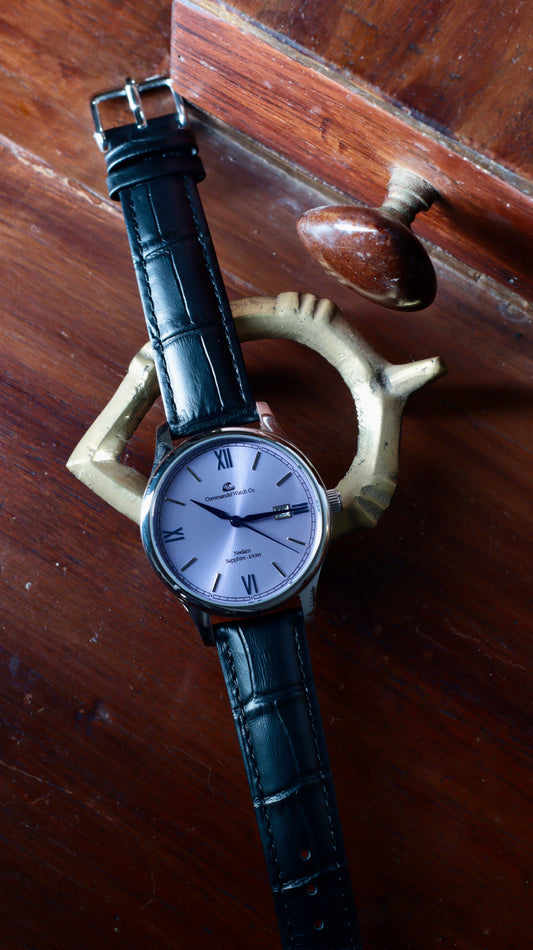 Varnam Collection - Neelam - Sunburst Purple Dial by Coromandel Watch Co