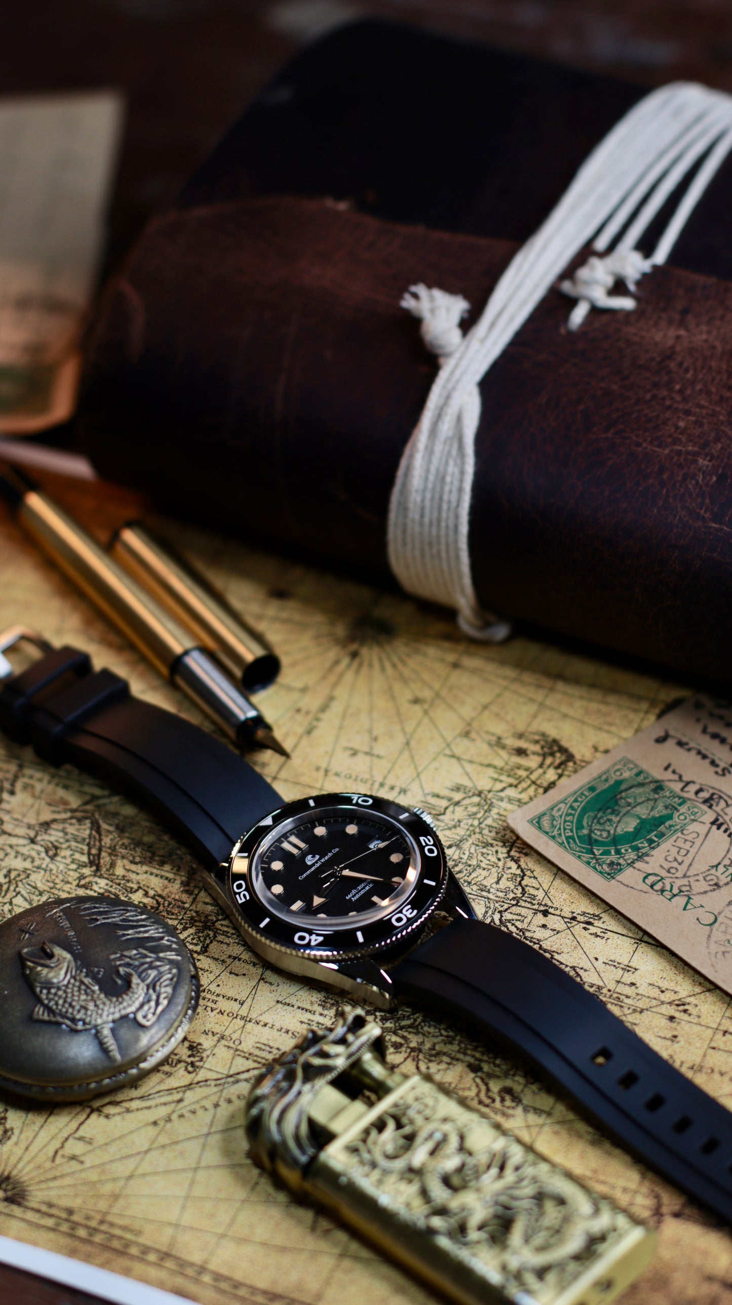 The Marina Diver by Coromandel Watch Co - NH35 Automatic Watch | Domed Sapphire | Ceramic Bezel | 200M Water Resistance