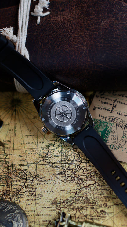 The Marina Diver by Coromandel Watch Co - NH35 Automatic Watch | Domed Sapphire | Ceramic Bezel | 200M Water Resistance