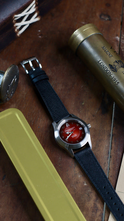 Tanjore Edition V3 - Deep Red Automatic NH35A Movement