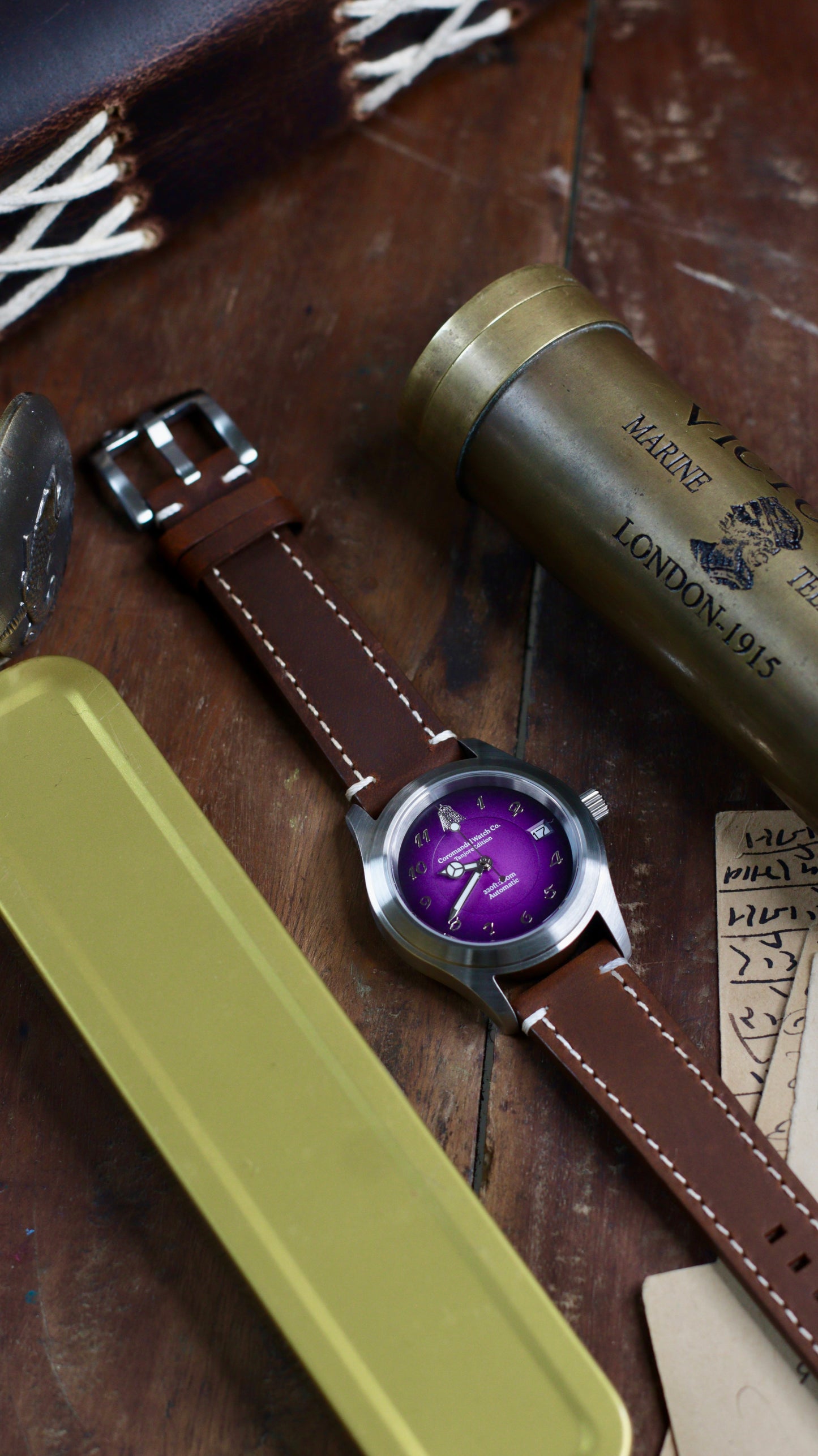 Tanjore Edition V3 - Royal Purple Automatic NH35A Movement