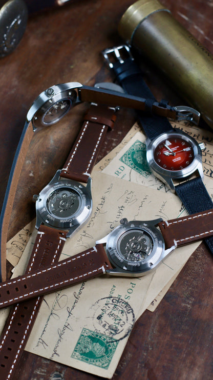 Tanjore Edition V3 - Deep Red Automatic NH35A Movement