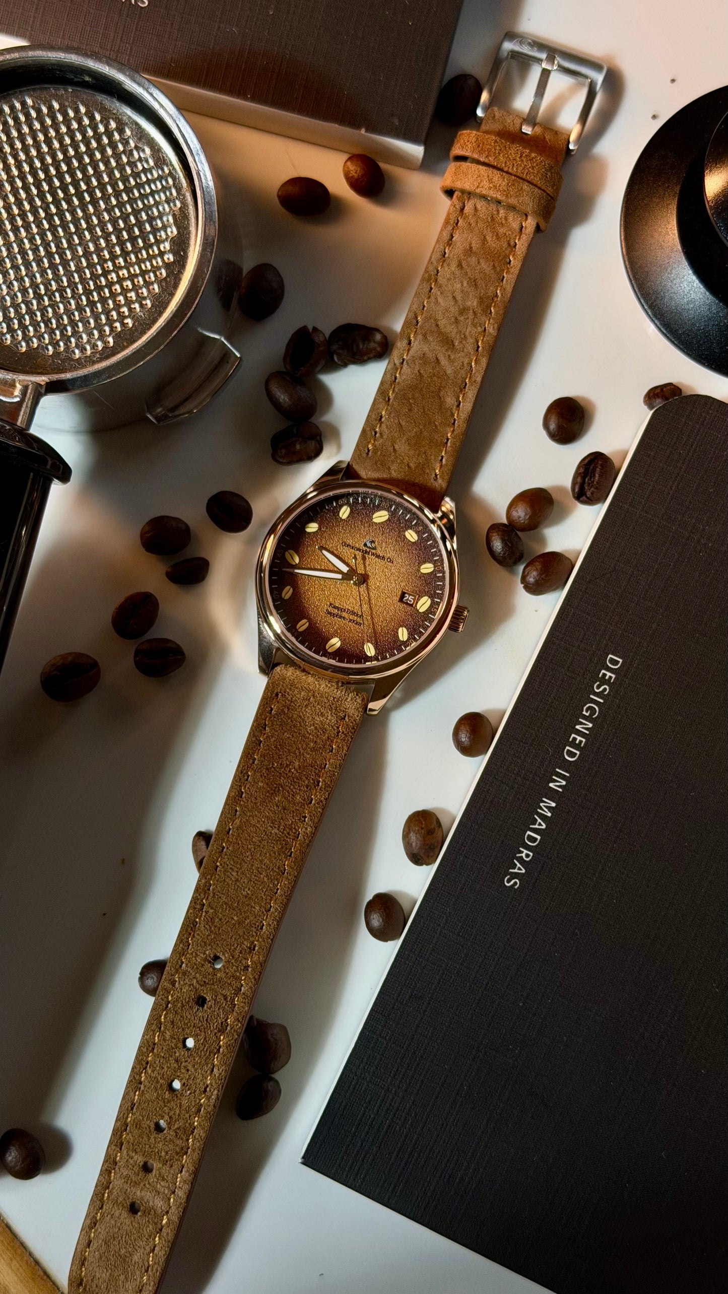 Kaappi Edition by Coromandel Watch Co - 36mm Sapphire Crystal - Quartz - 4th March 11.00am onwards