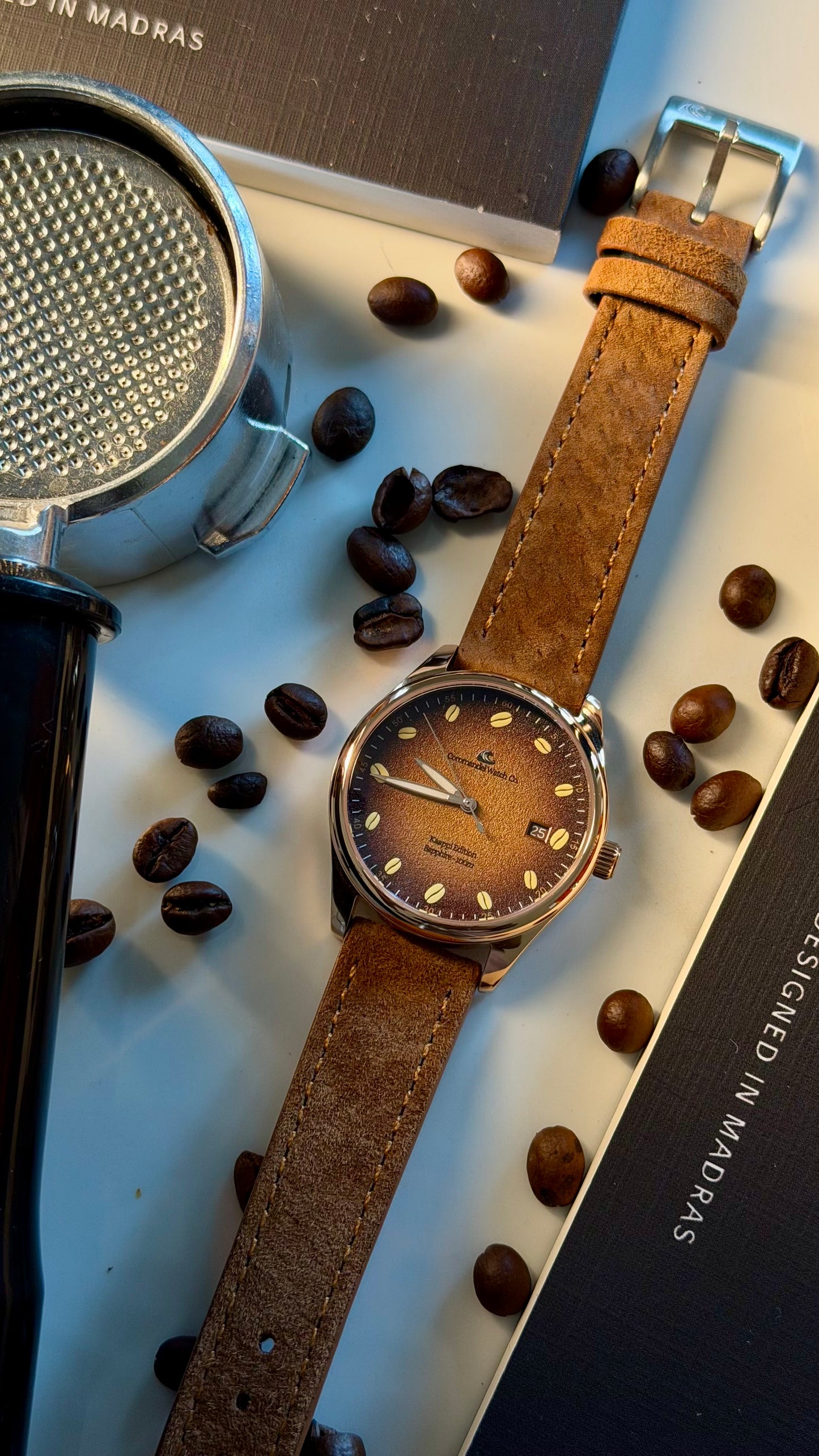 Kaappi Edition by Coromandel Watch Co - 36mm Sapphire Crystal - Quartz - 4th March 11.00am onwards